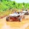 buggy-adventure-punta-cana-01-convoy-muddy-trail ATV Adventure Punta Cana- Off-Road Jungle Experience